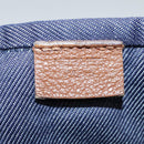 HERMES Calicut Denim Tote Bag Canvas Navy Auth bs18295-22