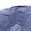 HERMES Calicut Denim Tote Bag Canvas Navy Auth bs18295-23