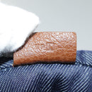 HERMES Calicut Denim Tote Bag Canvas Navy Auth bs18295-12