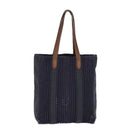 HERMES Calicut Denim Tote Bag Canvas Navy Auth bs18295-2