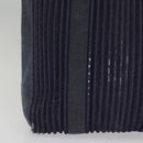 HERMES Calicut Denim Tote Bag Canvas Navy Auth bs18295-3