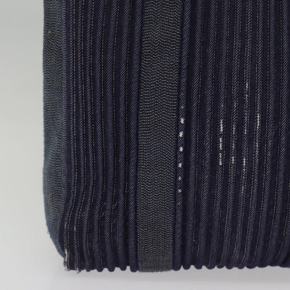 HERMES Calicut Denim Tote Bag Canvas Navy Auth bs18295