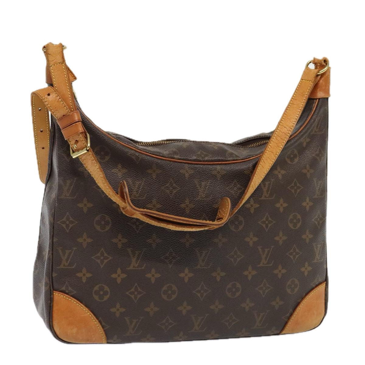 LOUIS VUITTON Monogram Boulogne 35 Shoulder Bag M51260 LV Auth bs18303