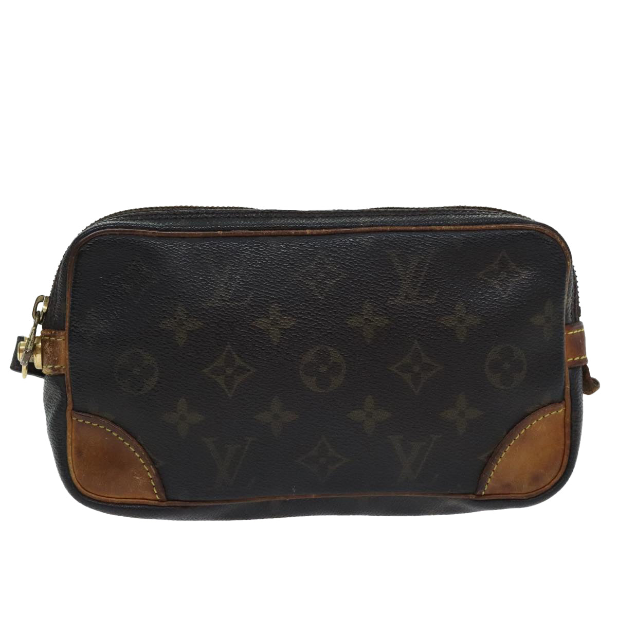 LOUIS VUITTON Monogram Marly Dragonne PM Clutch Bag M51827 LV Auth bs18308