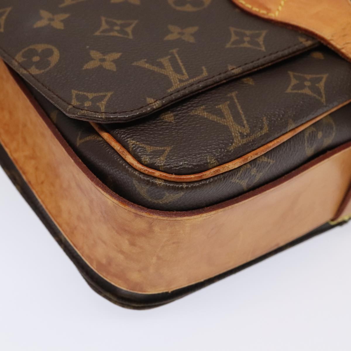 LOUIS VUITTON Monogram Cartouchiere GM Shoulder Bag M51252 LV Auth bs18309