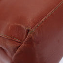 LOEWE Velazquez Twist Hand Bag Leather 2way Red Auth bs18310-16