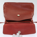 LOEWE Velazquez Twist Hand Bag Leather 2way Red Auth bs18310-11