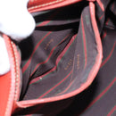 LOEWE Velazquez Twist Hand Bag Leather 2way Red Auth bs18310-22