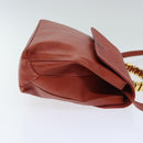 LOEWE Velazquez Twist Hand Bag Leather 2way Red Auth bs18310-3