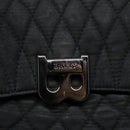 BALLY Shoulder Bag Nylon Black Auth bs18320-17