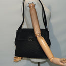 BALLY Shoulder Bag Nylon Black Auth bs18320-26