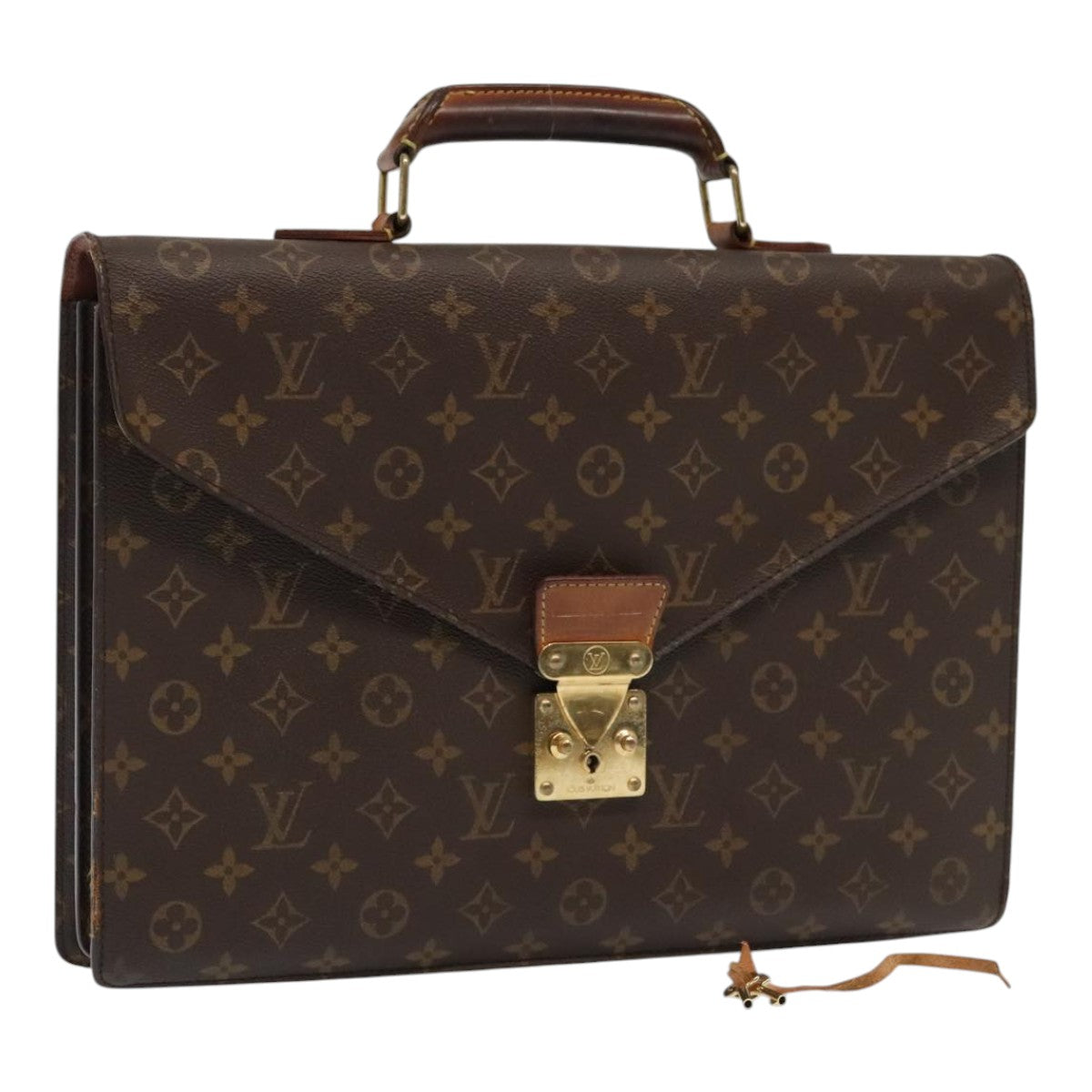 LOUIS VUITTON Monogram Serviette Conseiller Briefcase M53331 LV Auth bs18334