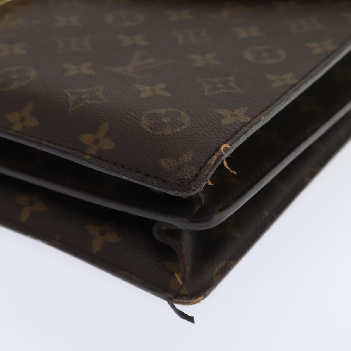 LOUIS VUITTON Monogram Serviette Conseiller Briefcase M53331 LV Auth bs18334