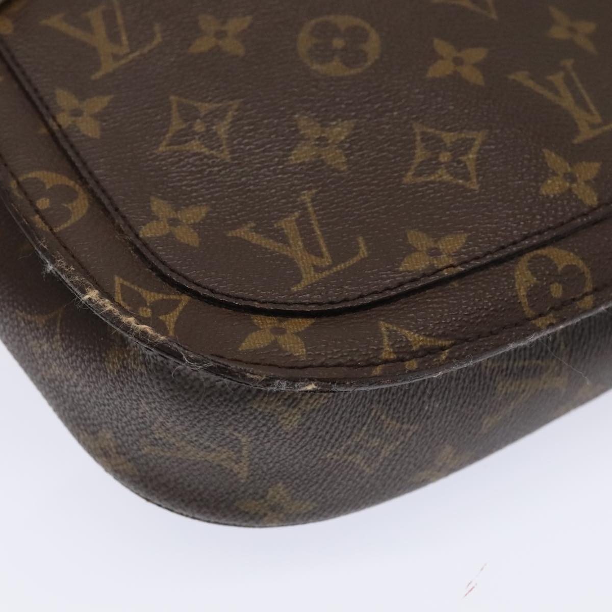 LOUIS VUITTON Monogram Saint Cloud GM Shoulder Bag M51242 LV Auth bs18338