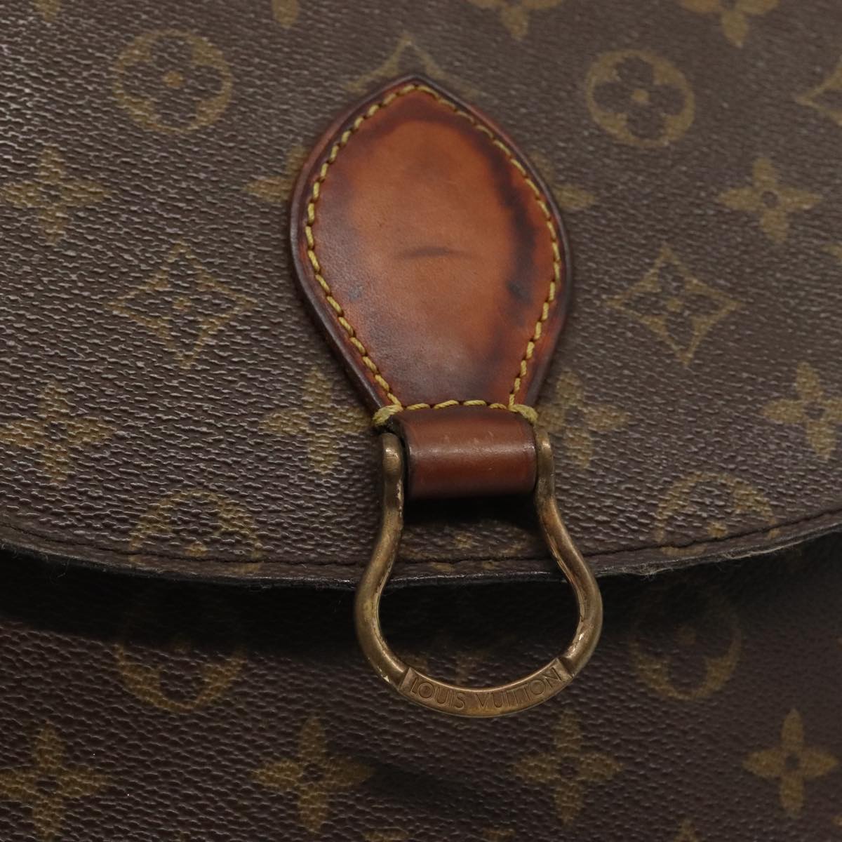 LOUIS VUITTON Monogram Saint Cloud GM Shoulder Bag M51242 LV Auth bs18338