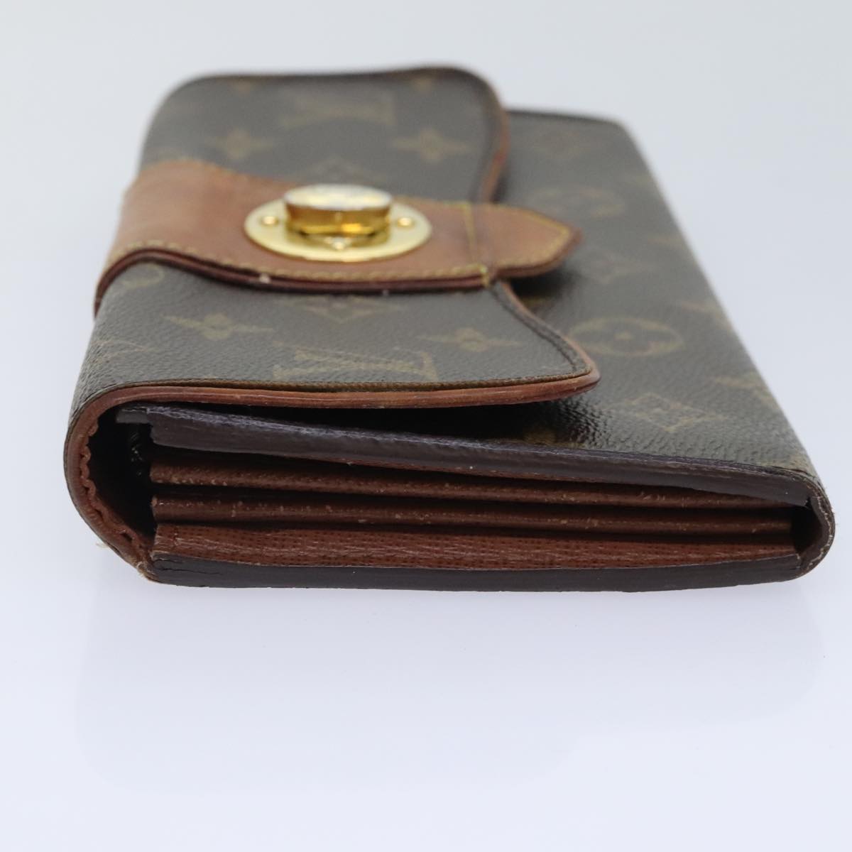 LOUIS VUITTON Monogram Portefeuille Boetie Long Wallet M63220 LV Auth bs18339