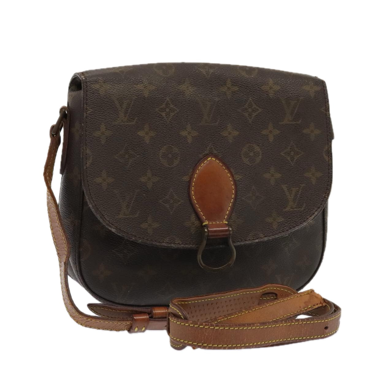 LOUIS VUITTON Monogram Saint Cloud GM Shoulder Bag M51242 LV Auth bs18341