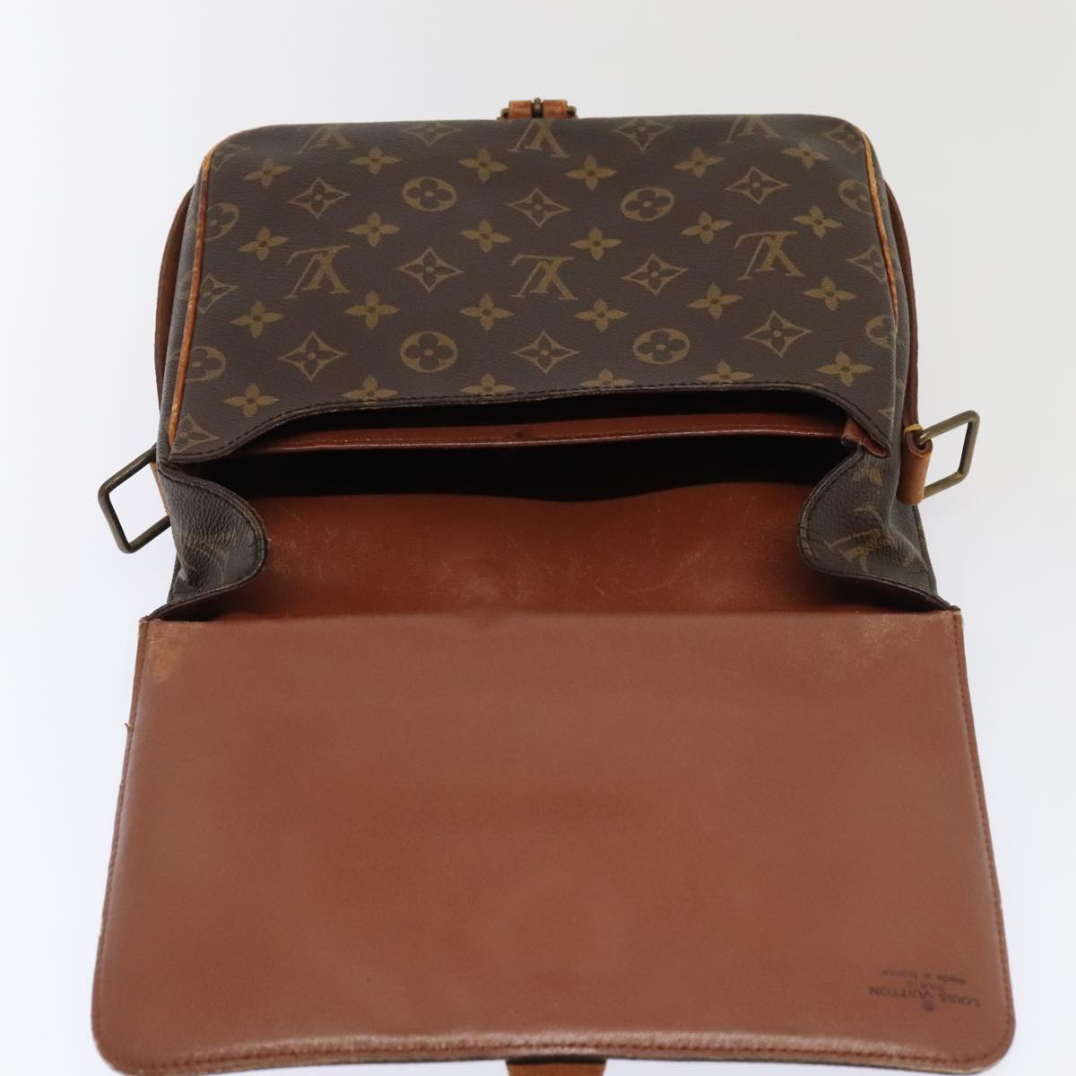 LOUIS VUITTON Monogram Cartouchiere GM Shoulder Bag M51252 LV Auth bs18358