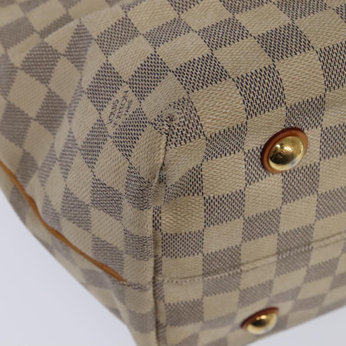 LOUIS VUITTON Damier Azur Cabas MM Shoulder Bag N41375 LV Auth bs18359