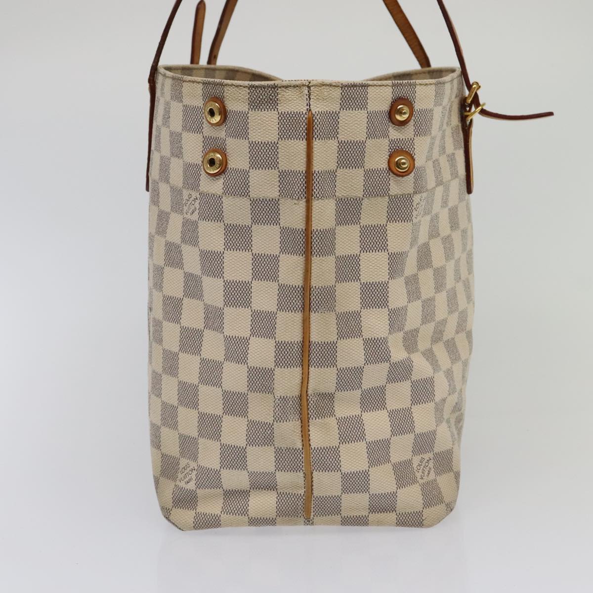 LOUIS VUITTON Damier Azur Cabas MM Shoulder Bag N41375 LV Auth bs18359