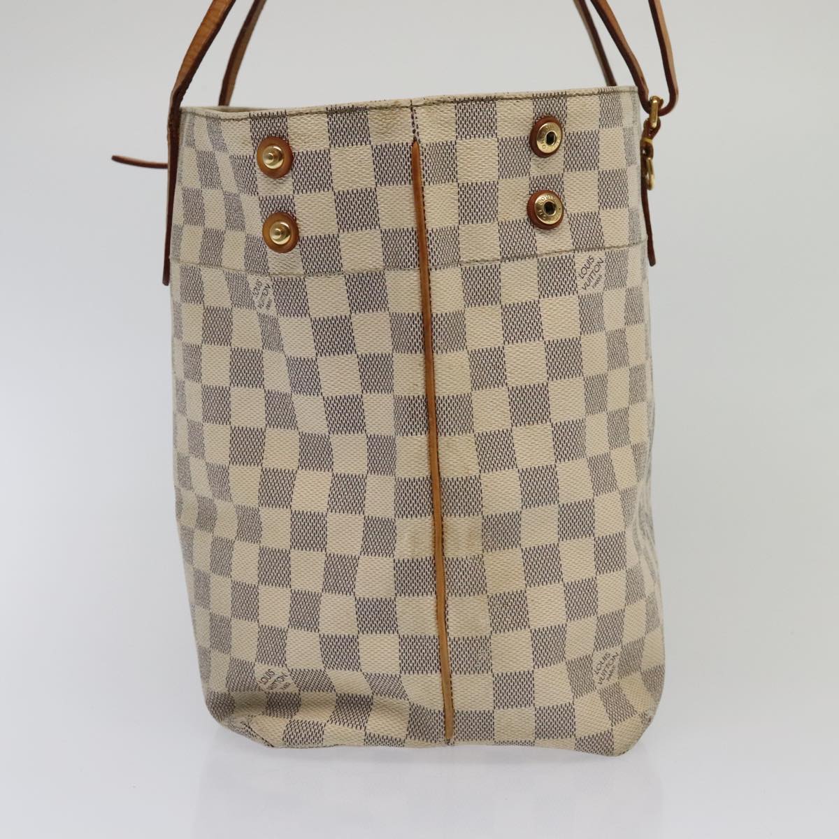 LOUIS VUITTON Damier Azur Cabas MM Shoulder Bag N41375 LV Auth bs18359