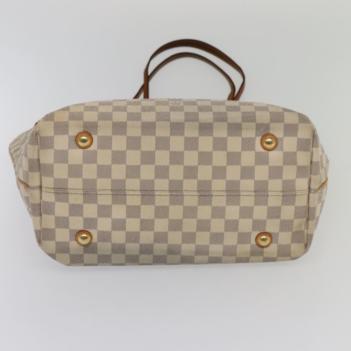 LOUIS VUITTON Damier Azur Cabas MM Shoulder Bag N41375 LV Auth bs18359