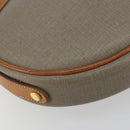 Christian Dior Shoulder Bag Leather PVC Gray Gold Auth bs18377-17