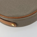 Christian Dior Shoulder Bag Leather PVC Gray Gold Auth bs18377-11