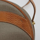 Christian Dior Shoulder Bag Leather PVC Gray Gold Auth bs18377-12