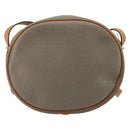 Christian Dior Shoulder Bag Leather PVC Gray Gold Auth bs18377-2