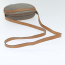 Christian Dior Shoulder Bag Leather PVC Gray Gold Auth bs18377-7