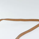 Christian Dior Shoulder Bag Leather PVC Gray Gold Auth bs18377-8