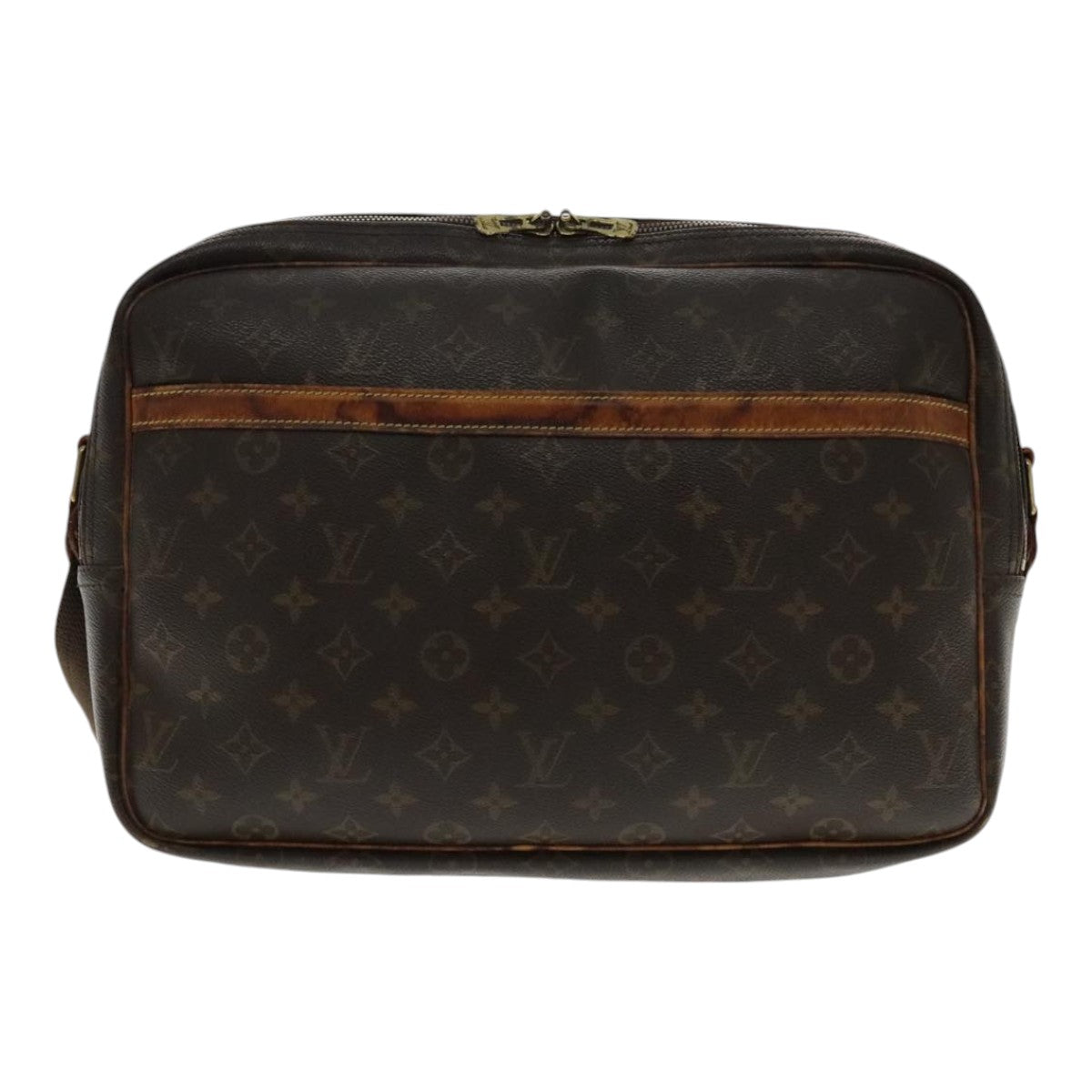 LOUIS VUITTON Monogram Reporter GM Shoulder Bag M45252 LV Auth bs18385