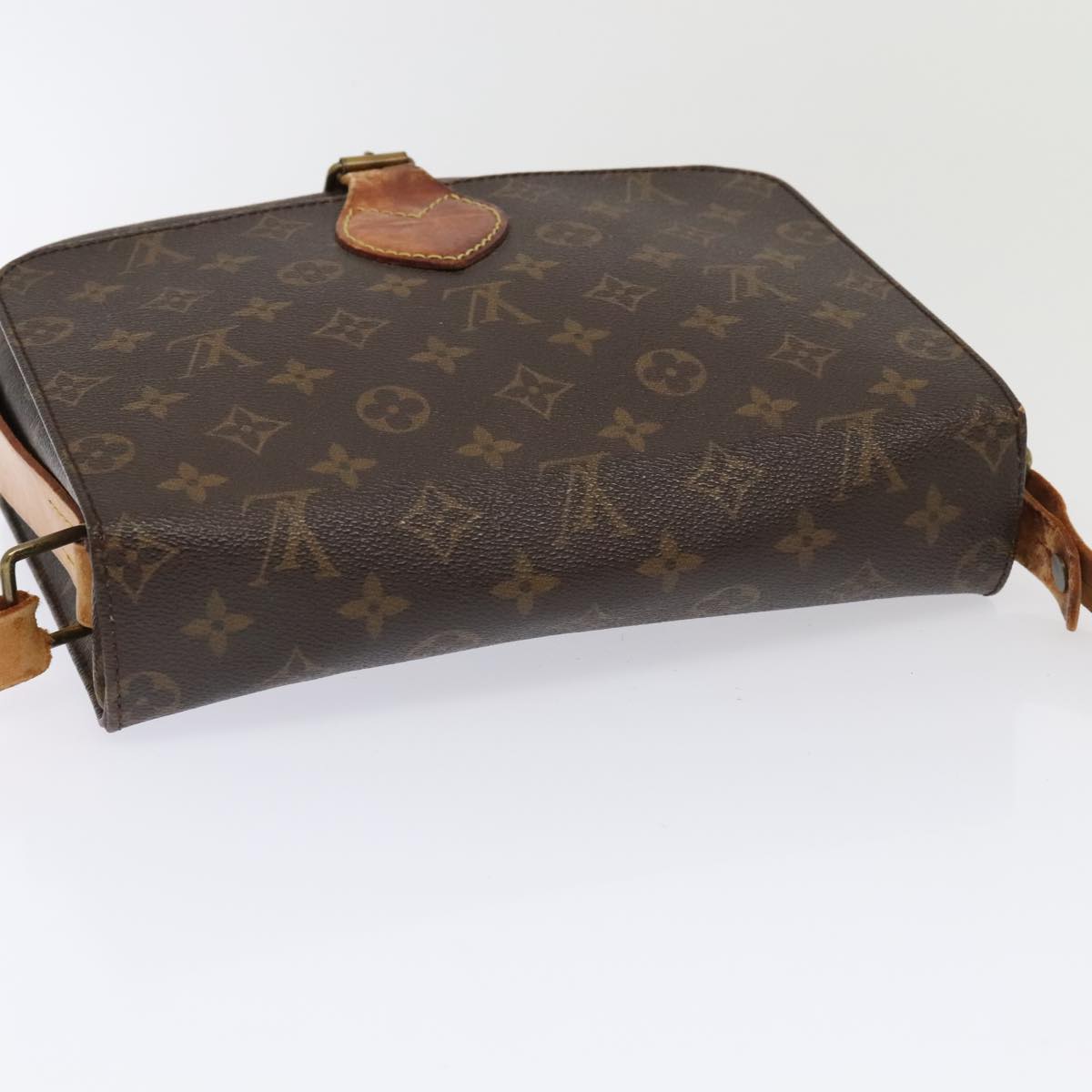 LOUIS VUITTON Monogram Cartouchiere GM Shoulder Bag M51252 LV Auth bs18392