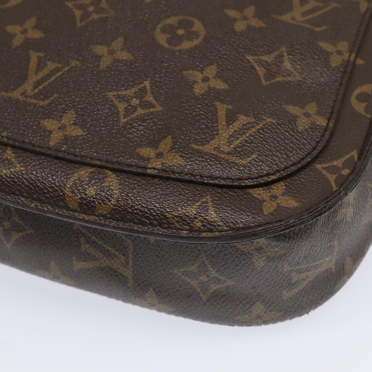 LOUIS VUITTON Monogram Saint Cloud GM Shoulder Bag M51242 LV Auth bs18393