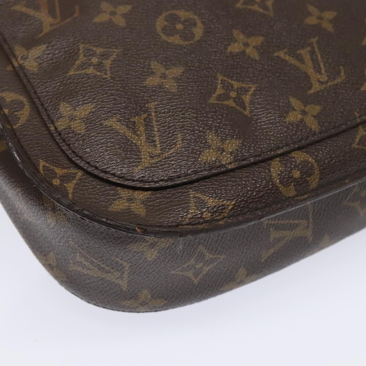 LOUIS VUITTON Monogram Saint Cloud GM Shoulder Bag M51242 LV Auth bs18393