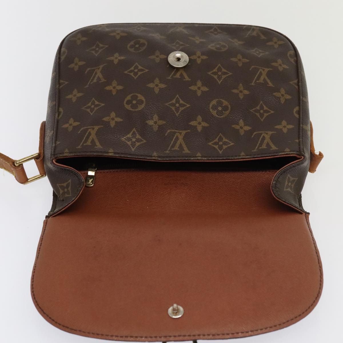 LOUIS VUITTON Monogram Saint Cloud GM Shoulder Bag M51242 LV Auth bs18393