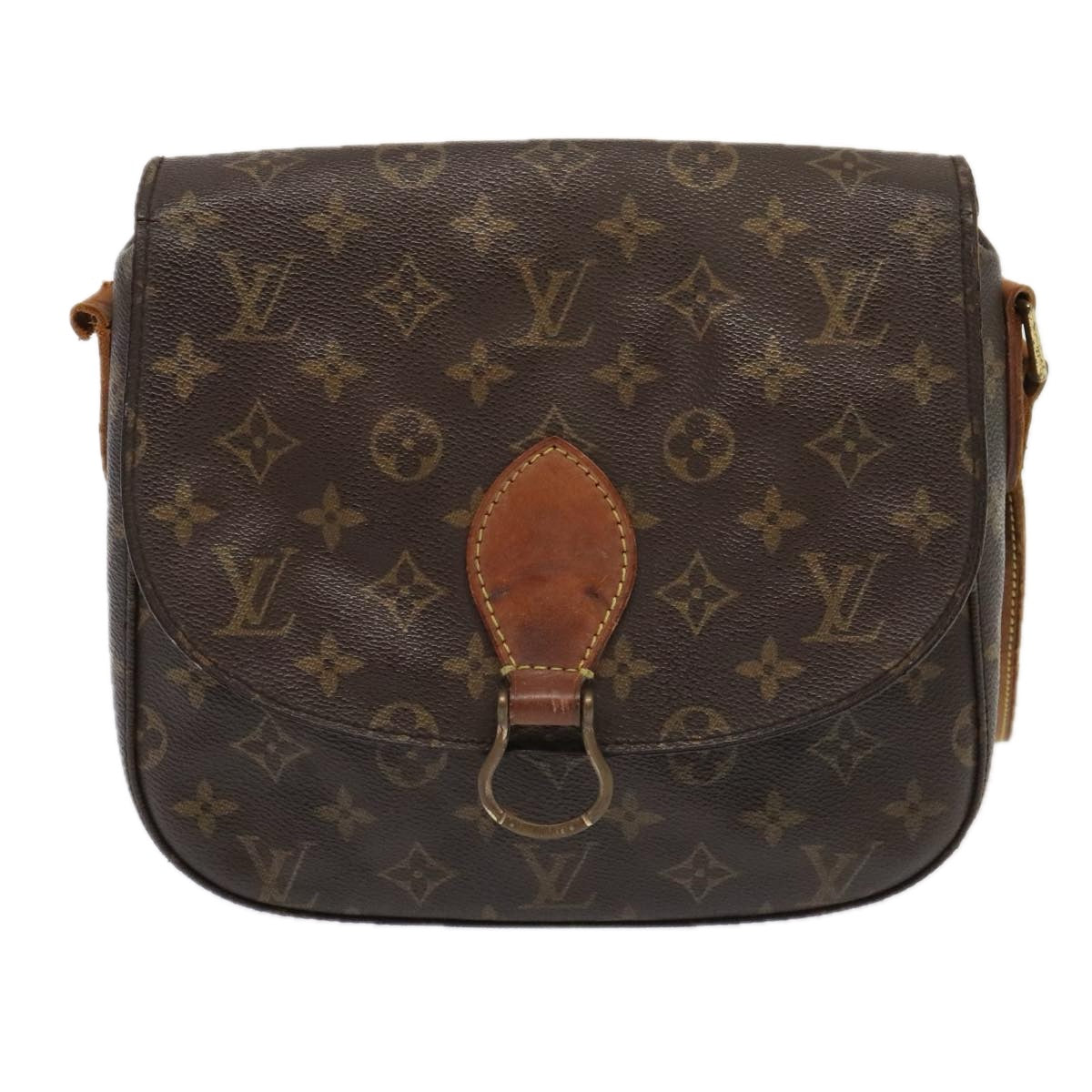 LOUIS VUITTON Monogram Saint Cloud GM Shoulder Bag M51242 LV Auth bs18393