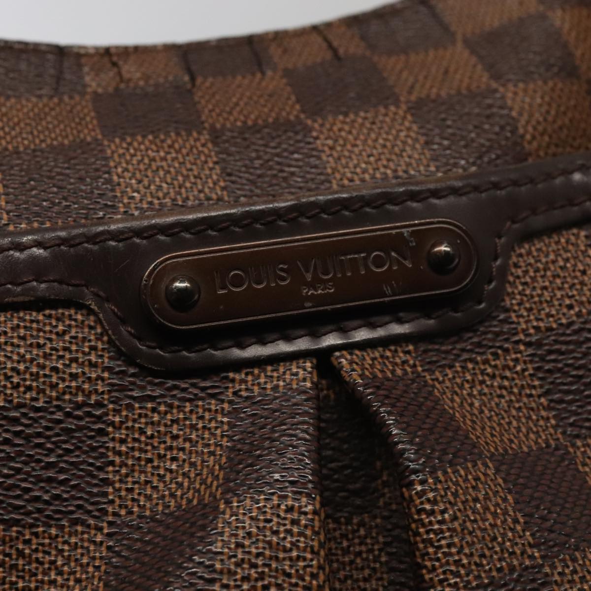 LOUIS VUITTON Damier Ebene Bloomsbury PM Shoulder Bag N42251 LV Auth bs18394