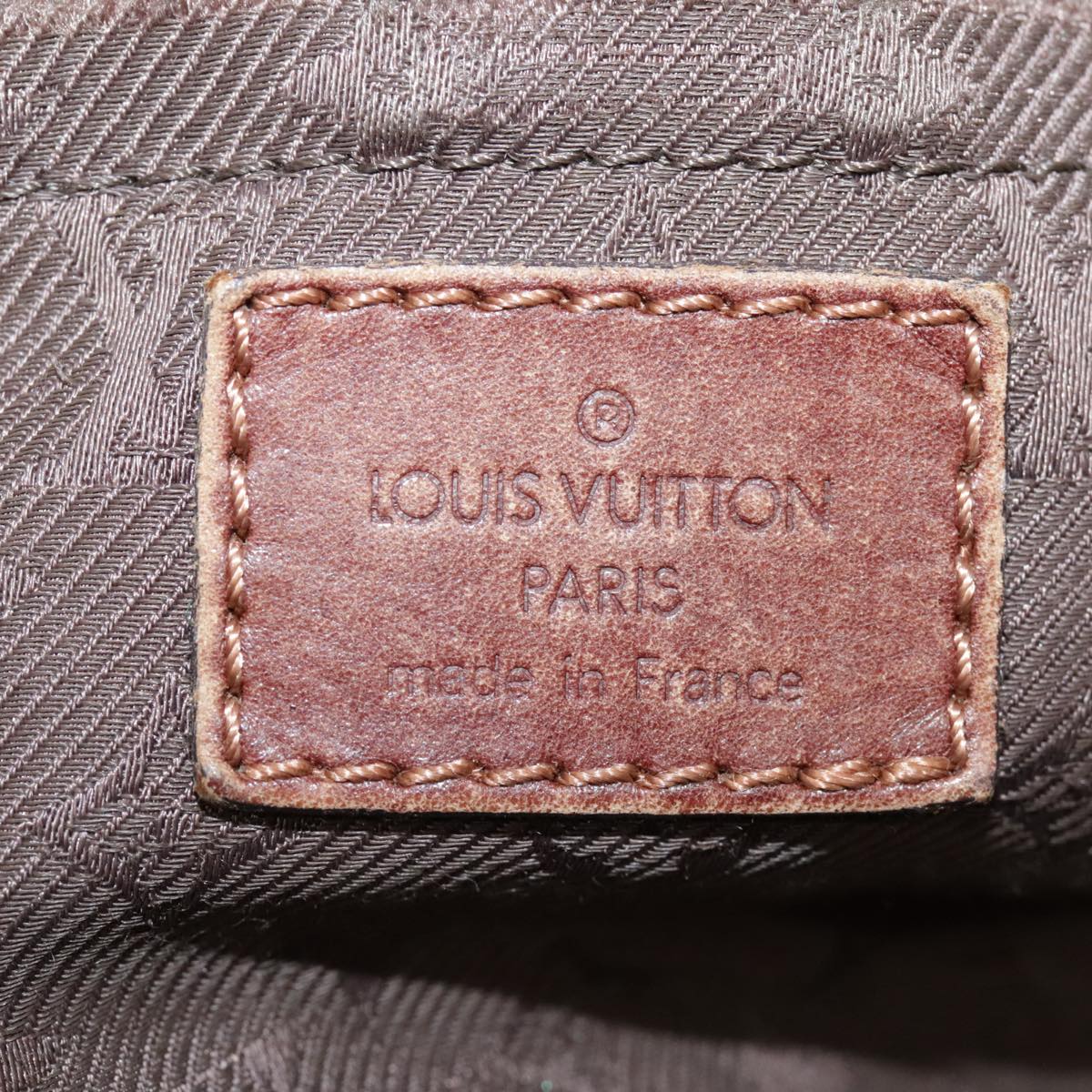 LOUIS VUITTON Mahina Onata GM Shoulder Bag Leather Brown M40000 LV Auth bs18397