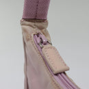 PRADA Mini Hand Bag Nylon Pink Auth bs18406-10