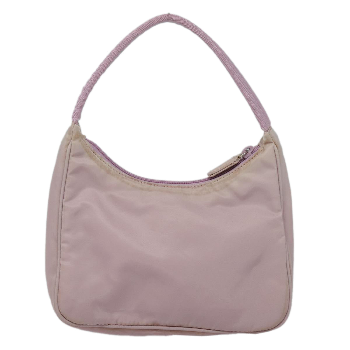 PRADA Mini Hand Bag Nylon Pink Auth bs18406