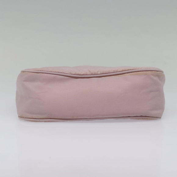 PRADA Mini Hand Bag Nylon Pink Auth bs18406