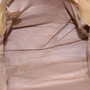 PRADA Hand Bag Leather Beige Gold Auth bs18407-11