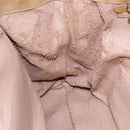 PRADA Hand Bag Leather Beige Gold Auth bs18407-21