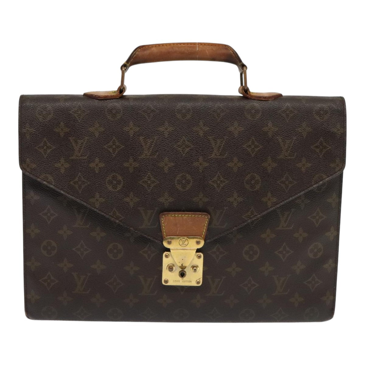 LOUIS VUITTON Monogram Serviette Conseiller Briefcase M53331 LV Auth bs18422