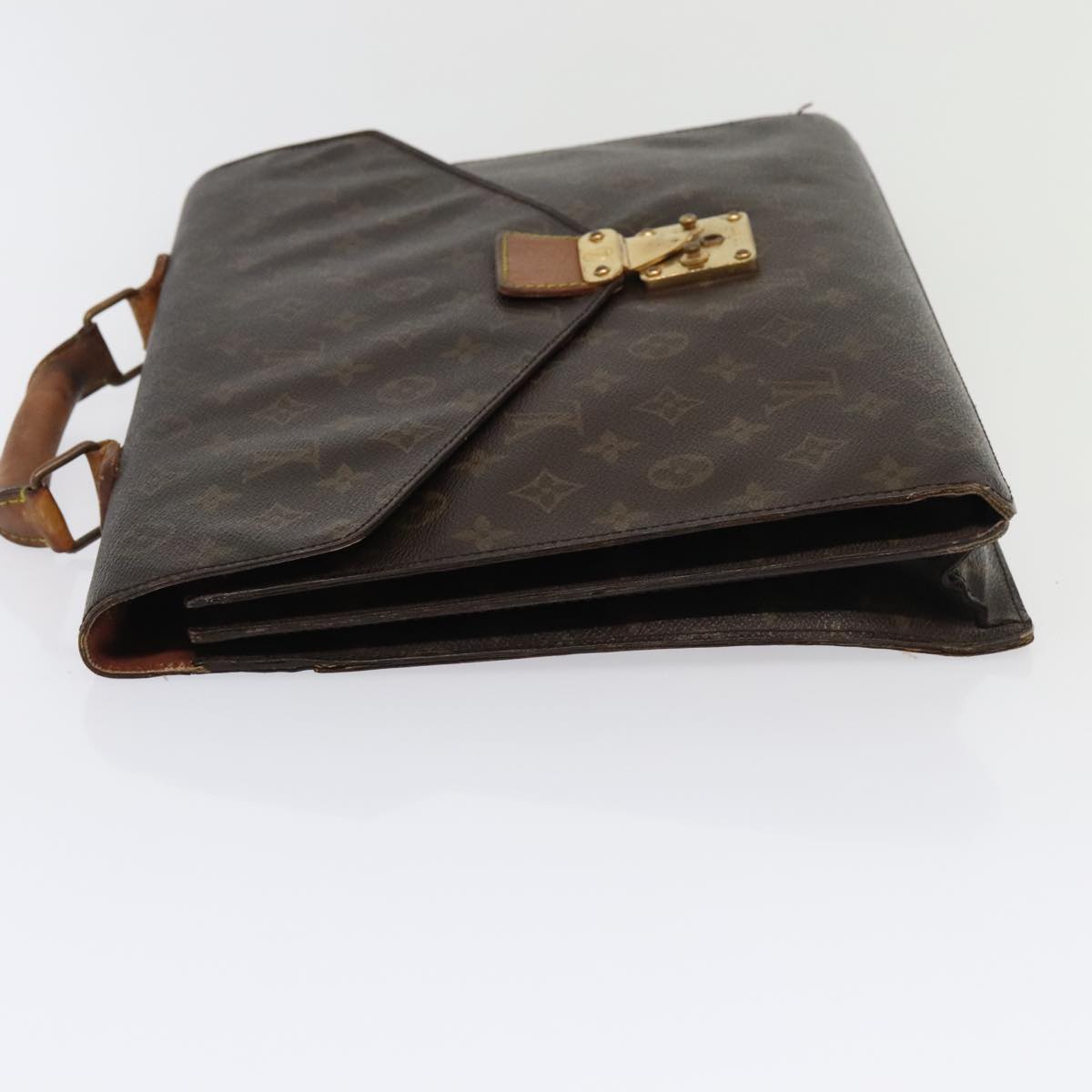 LOUIS VUITTON Monogram Serviette Conseiller Briefcase M53331 LV Auth bs18422