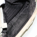 PRADA Tote Bag Nylon Beige Silver Auth bs18439-23