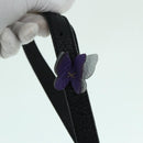 FENDI Celeria Shoulder Bag Leather Black Gold Auth bs18442-19