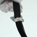 FENDI Celeria Shoulder Bag Leather Black Gold Auth bs18442-8